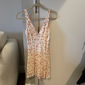 Zara cherry print dress